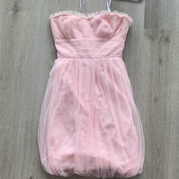Vera Wang Bridesmaid Tulle Mini-Dress - Picture 4 of 10